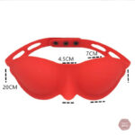 Masque opaque en silicone, idéal pour la soumission