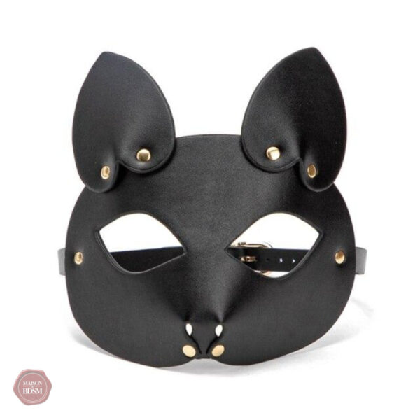 Accessoire de soumission en cuir, style renard