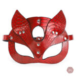 Masque rouge sexy pour jeux BDSM