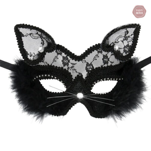 Masque dentelle sexy pour jeux BDSM