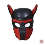 Masque BDSM en cuir pour fétichisme canin
