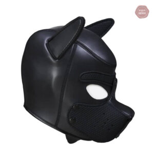 Masque en cuir pour domination et soumission