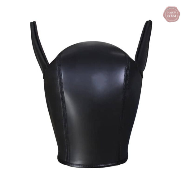 Masque SM avec design de chien, version courte