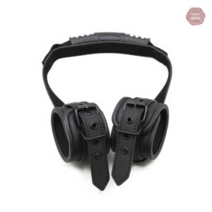 Accessoires BDSM : menottes avec poignée pour un contrôle facile