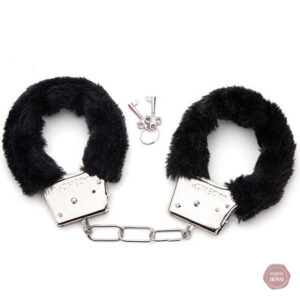Menottes de bondage en fourrure pour sensations délicates