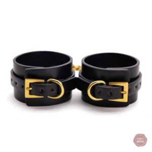Menottes BDSM luxueuses en cuir de haute qualité