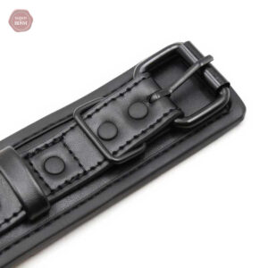 Menottes de bondage élégantes en noir et rose