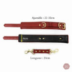 Menottes élégantes pour une expérience de bondage raffinée