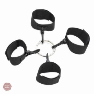 Menottes Contrainte en cuir pour pratiques BDSM