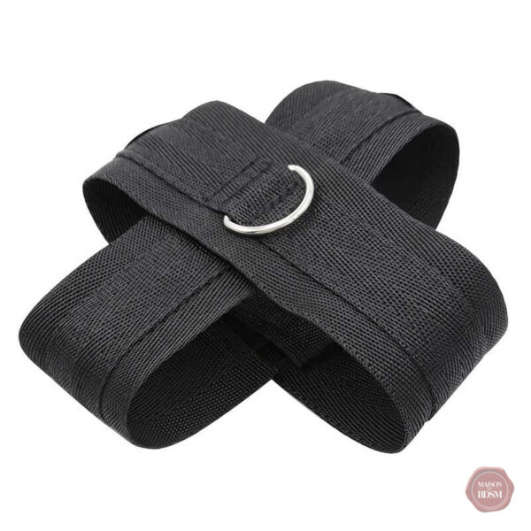 Menottes croisées en Velcro pour immobilisation