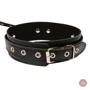 Accessoire BDSM : menottes collier en cuir