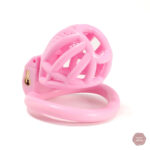 Cage de chasteté compacte en design nid d'abeille