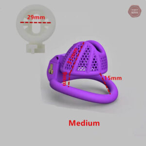 Accessoire de chasteté pour homme en nid d'abeille