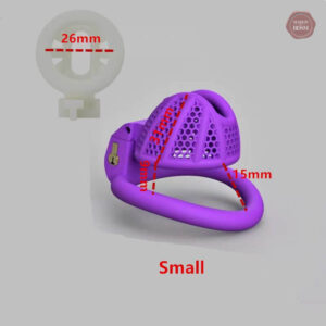 Cage de chasteté homme, style nid d'abeille