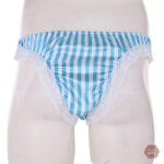 Sissy panties en dentelle avec motif à rayures
