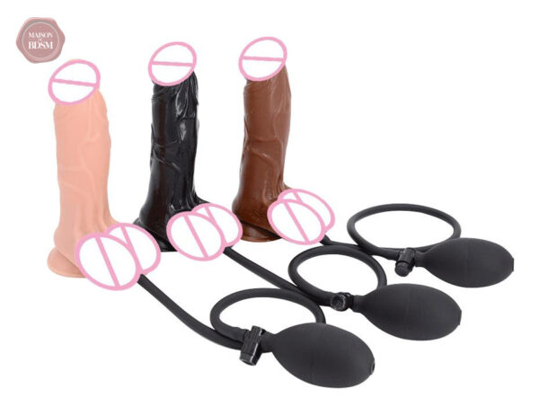 Énorme gode pour sensations variées, idéal pour explorations