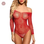 Vêtements sexy : body en résille pour femmes