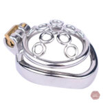 Nouvelle cage de chasteté Sissy en métal durable