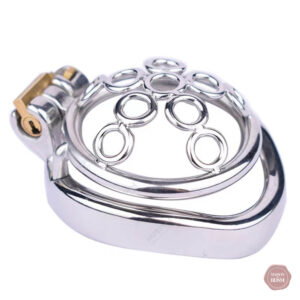 Nouvelle cage de chasteté Sissy en métal durable