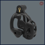 Cage de chasteté moderne, design 3D fonctionnel
