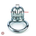 Cage de chasteté résistante pour jeux intimes