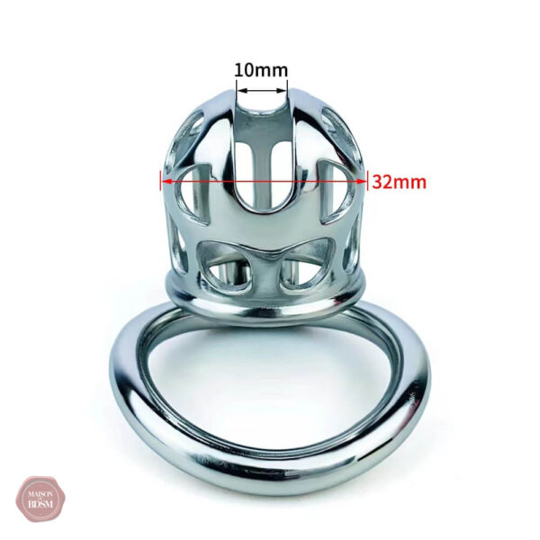 Cage de chasteté résistante pour jeux intimes