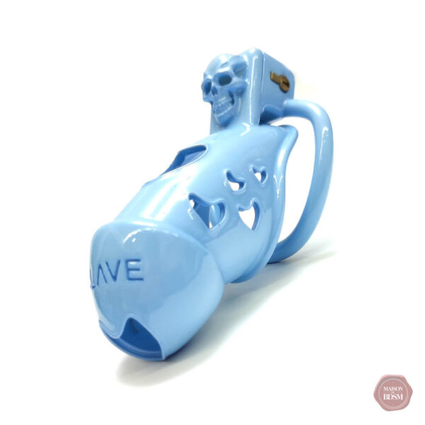 Cage de chasteté innovante avec motif crâne