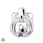 Cage de chasteté pour homme, acier inoxydable