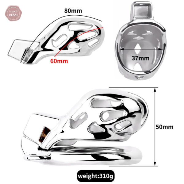Cage de chasteté Cobra, accessoire masculin