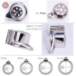 Cage de chasteté pour homme, design compact