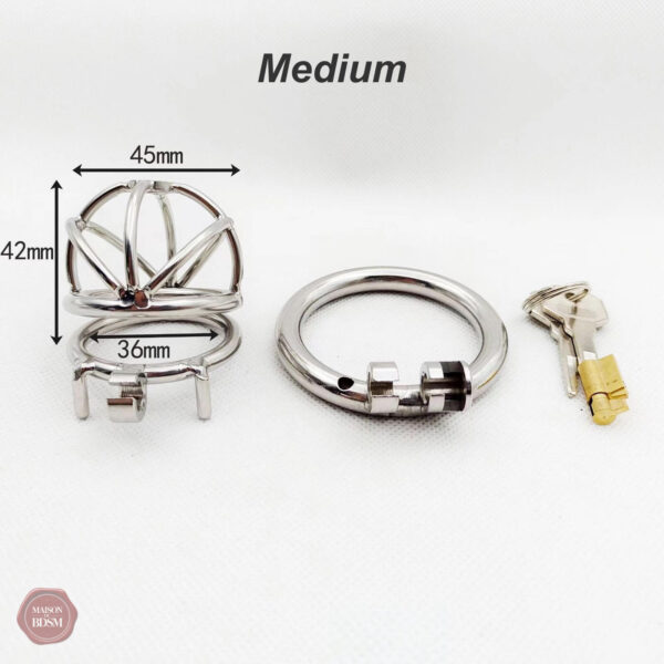 Cage de chasteté ergonomique pour confort