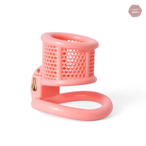 Cage de chasteté design nid d'abeille, style moderne