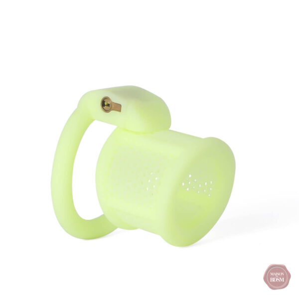 Cage de chasteté élégante, design nid d'abeille