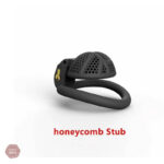 Cage de chasteté ergonomique avec motif nid d'abeille