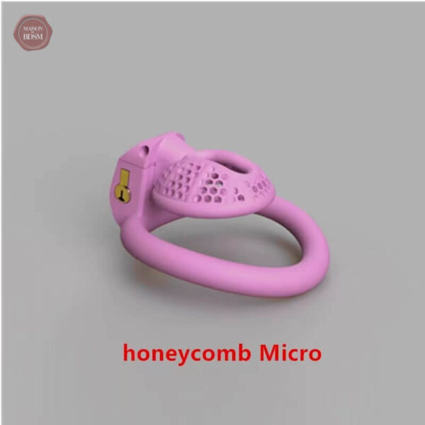 Cage de chasteté au design innovant nid d'abeille