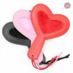 Paddle BDSM en forme de cœur