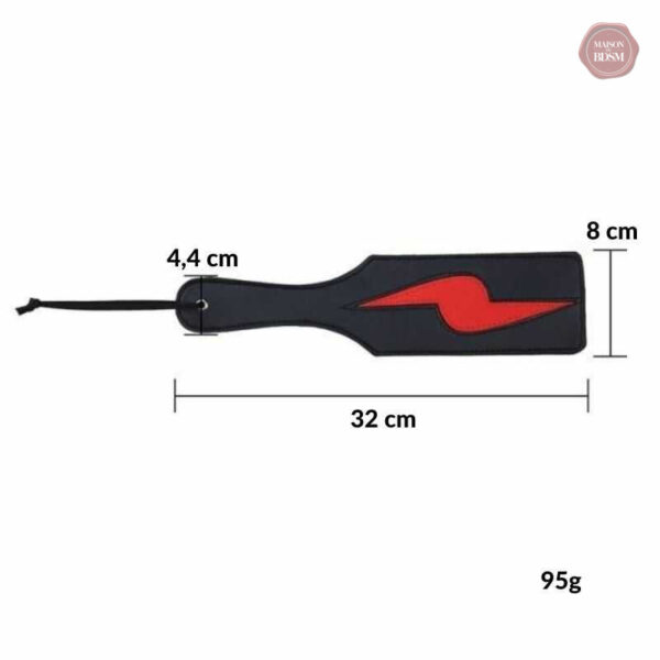 Accessoire BDSM Foudre, paddle conçu pour une stimulation sensorielle