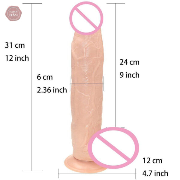 Gode Sissy de 30,48 cm, conçu pour le plaisir