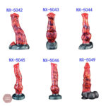 Dildo en silicone flexible et vibrant
