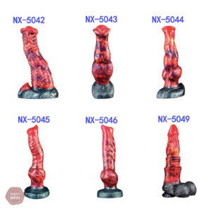 Dildo en silicone flexible et vibrant