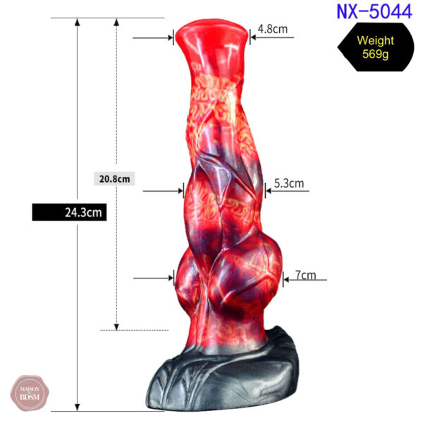 Gode réaliste en silicone doux au toucher