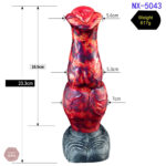 Pénis silicone avec texture agréable