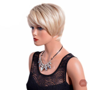 Perruque Bob courte 20 cm, style tendance et moderne