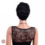 Modèle Lex, perruque courte, boucles volumineuses et élégantes