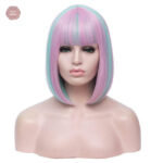 Coiffure bicolore courte 35.56 cm