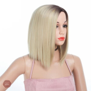 Perruque droite tendance, longueur 35.56 cm