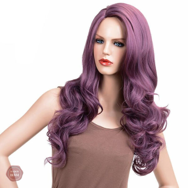 perruque-longue-ondulee-violette-de-61-centimetres-1 Perruque ondulée violette de 61 cm, tendance et élégante