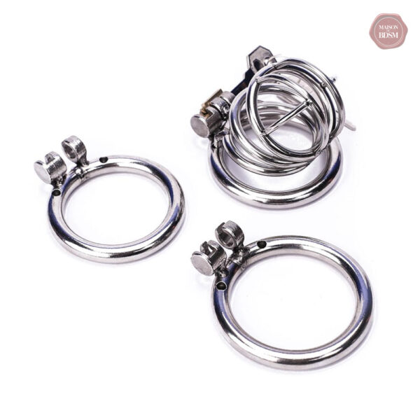Cage de chasteté minimaliste, design épuré
