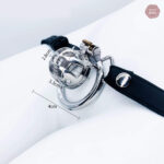 Cage de chasteté en acier, design compact