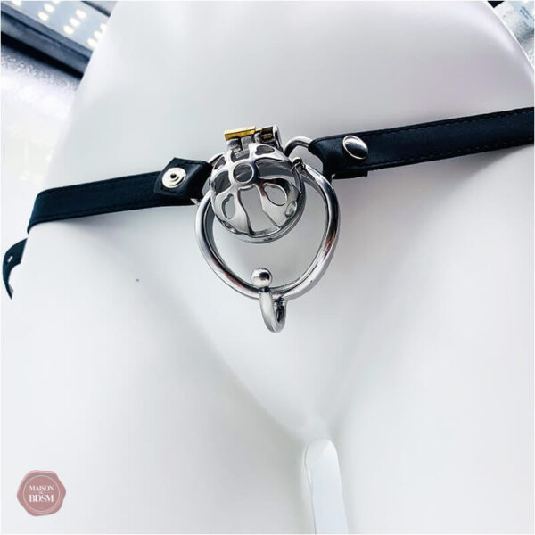 Cage de chasteté avec ceinture ajustable